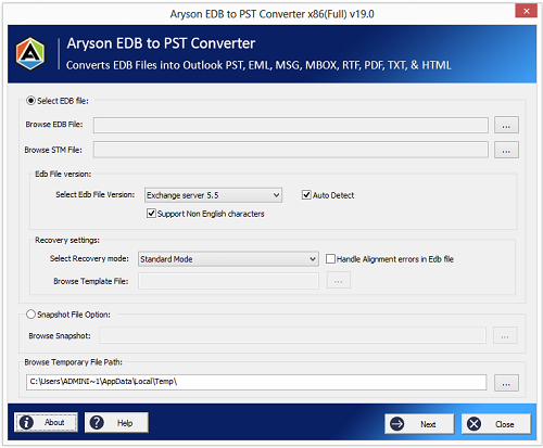 EDB to PST Converter 21.07 full