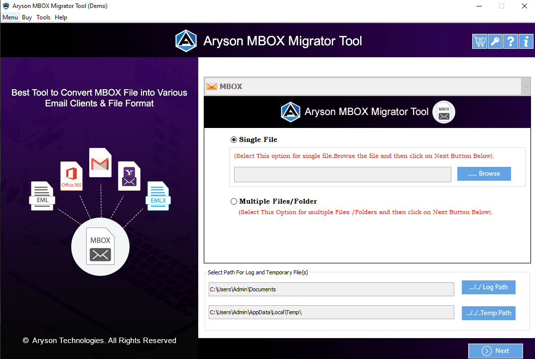Windows 8 MBOX to PST Converter 21.9 full Windows 8 MBOX to PST Converter full