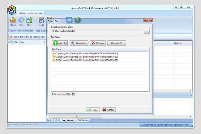 MBOX Converter for Windows screenshot