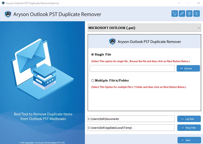 Outlook Duplicate Remover screenshot