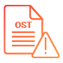 Converts corrupted and damaged OST files