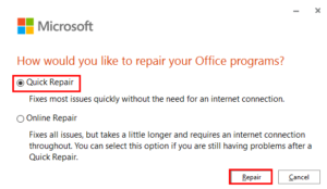 outlook 365 cannot connect to server