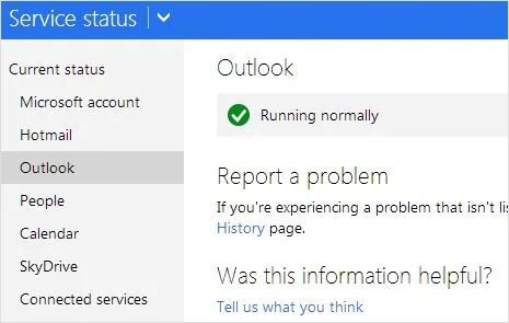 Microsoft Outlook (Email), Information Services
