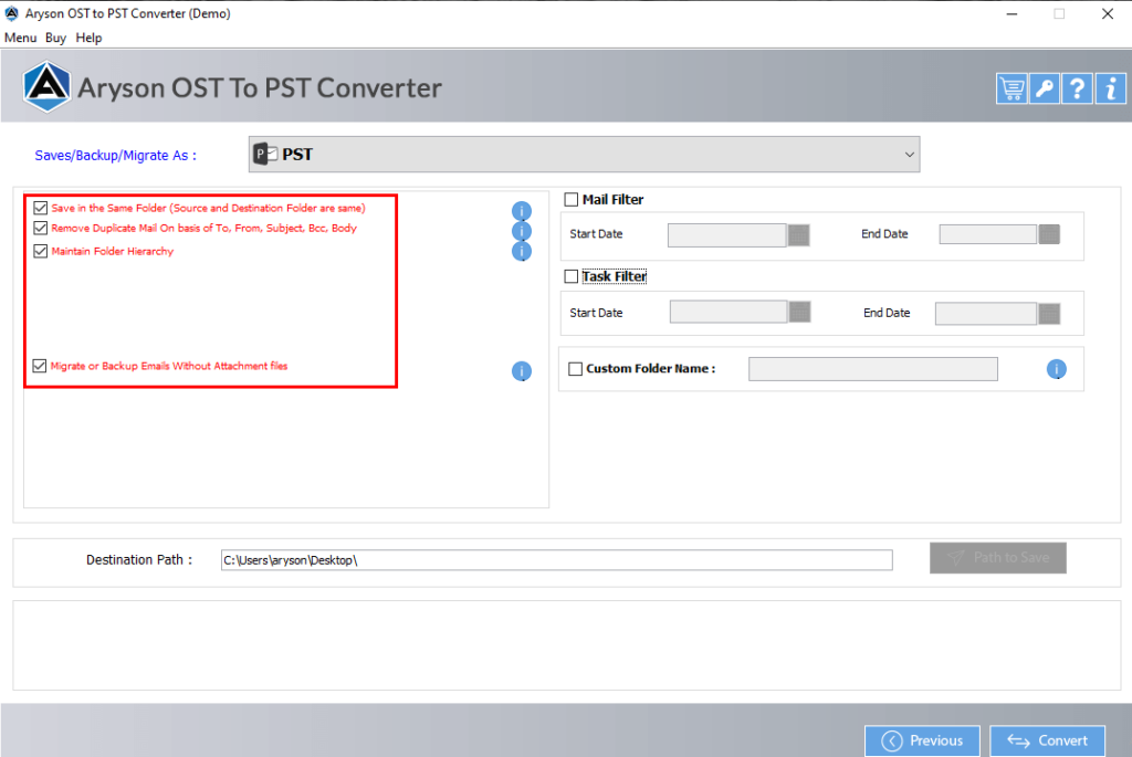  Outlook data file or OST problem.