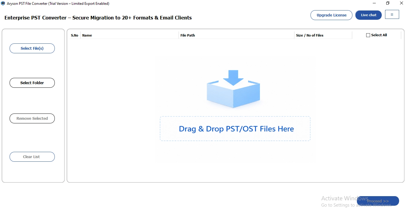 Install the Outlook PST Converter Tool on your system