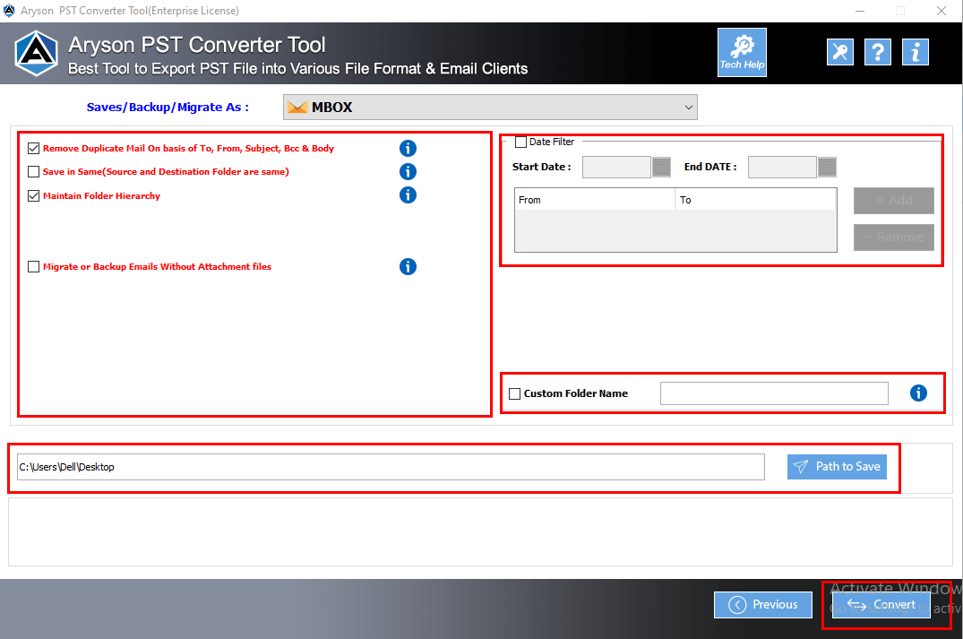 PST Converter Tool Step 5