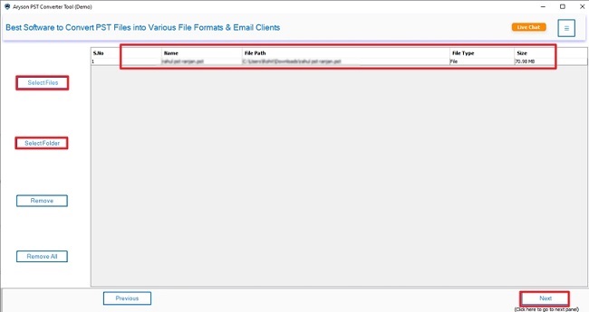 Select Files or Folder