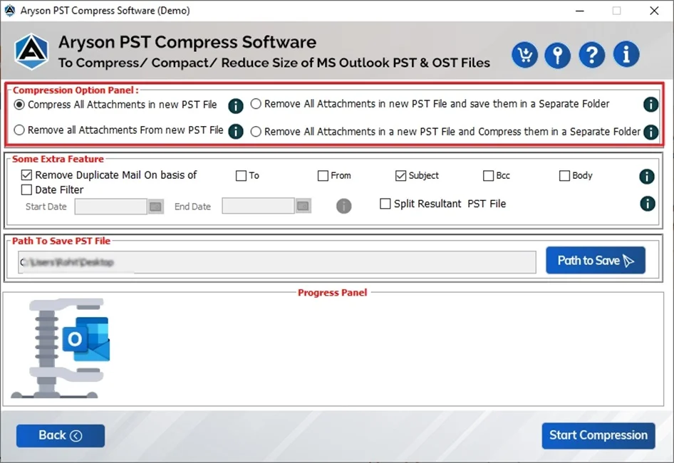 compression options
