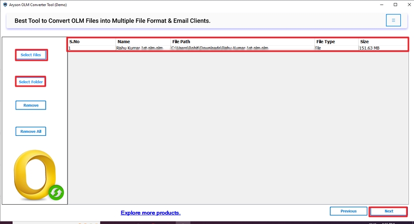 Add OLM File