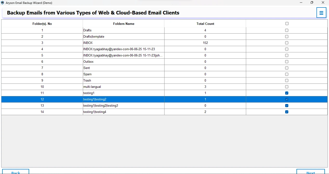 Preview all the mail