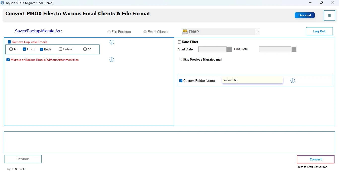 Select files or folders