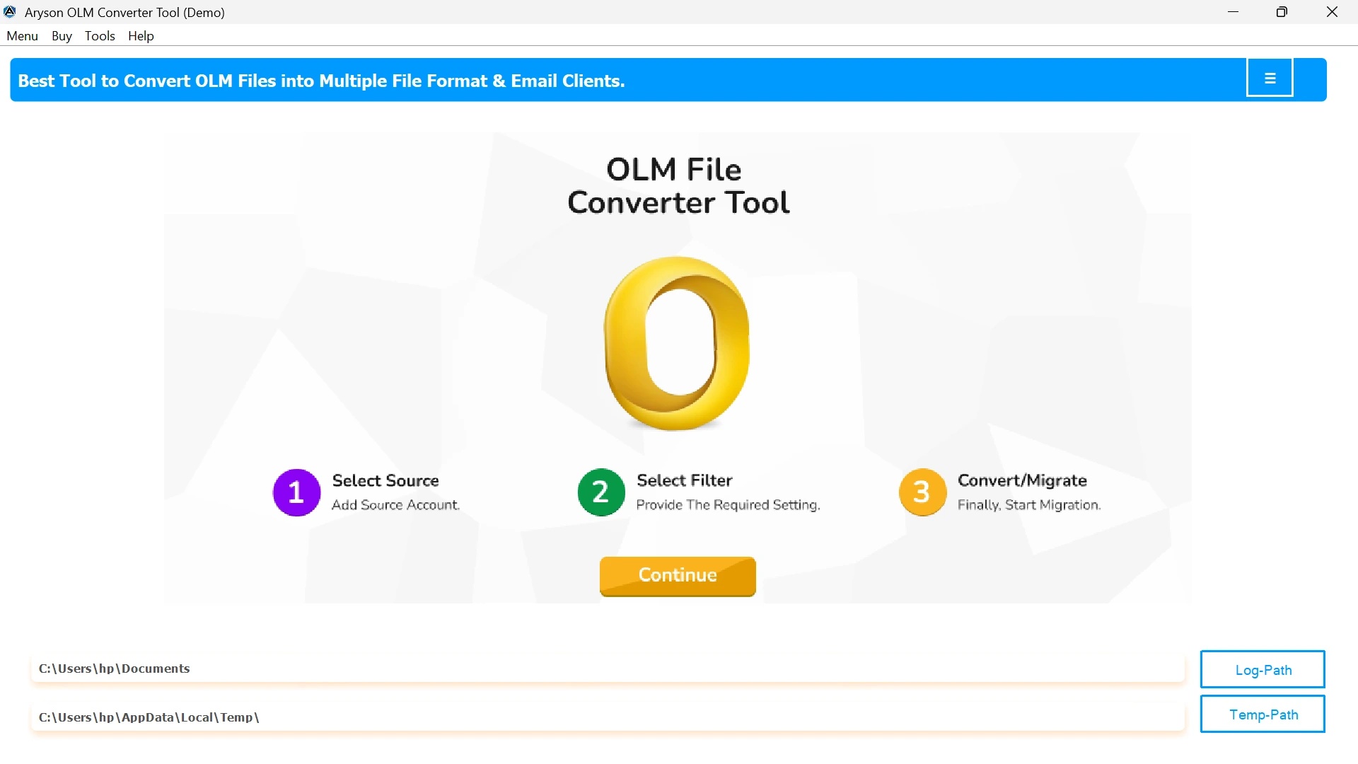 Download the OLM File Converter