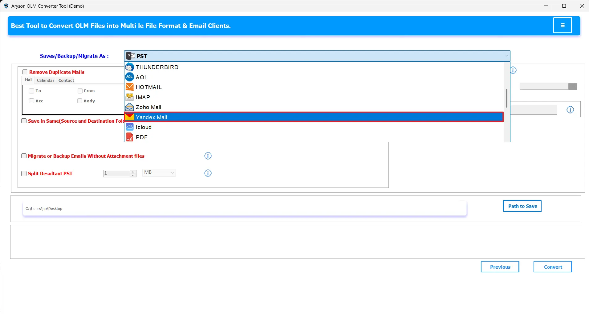 Select Hotmail
