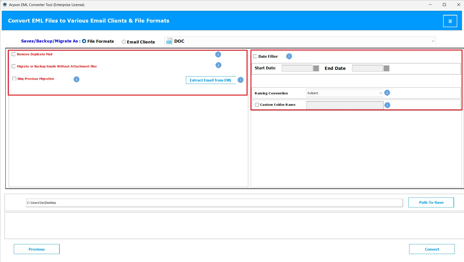 Use built-in features