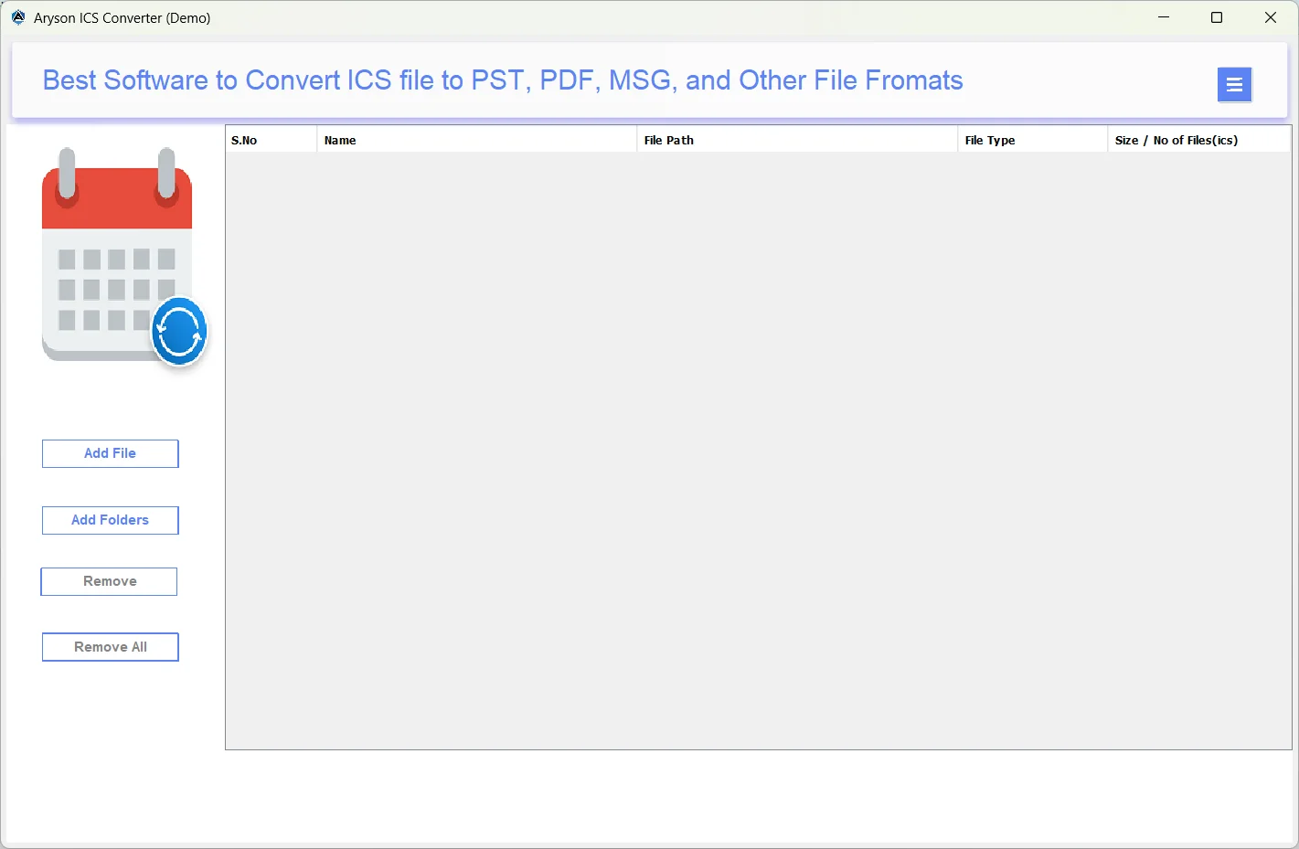 Install MSOutlookHelp ICS Converter