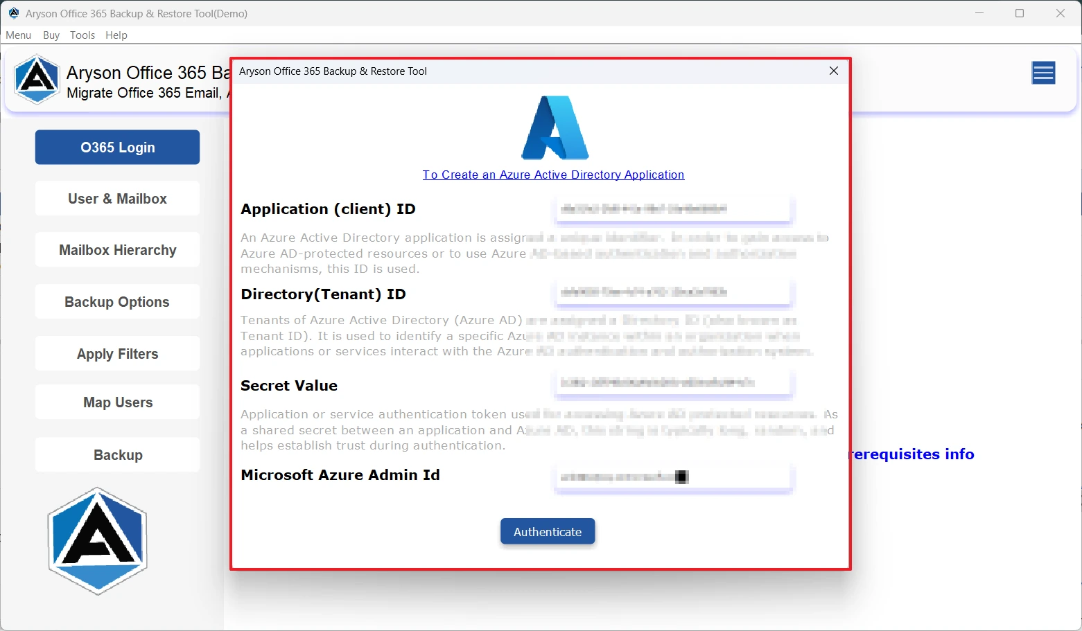Sign in to Office 365 account
