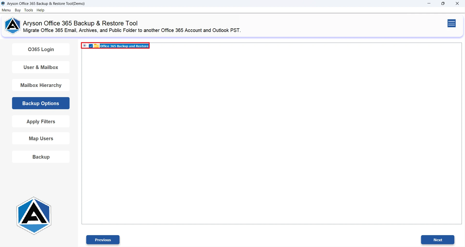 Select the desired data