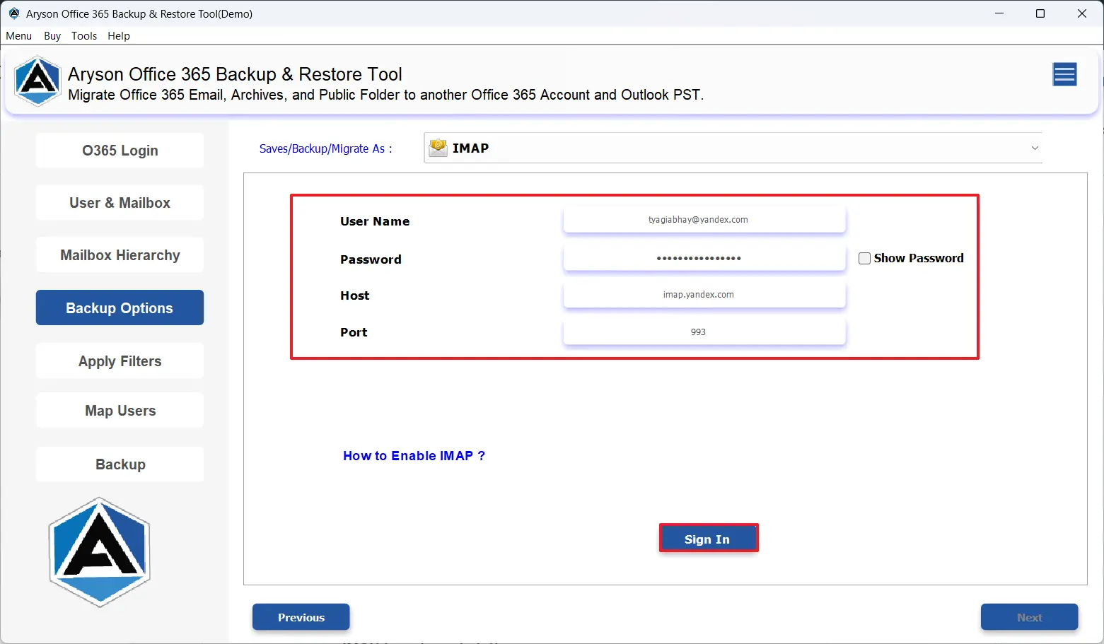 Sign in to your Yandex Mail