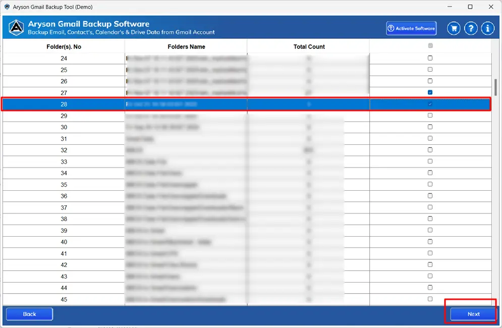 Select files or folder