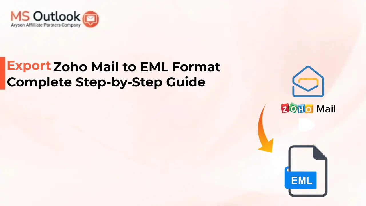 Export Zoho Mail to EML
