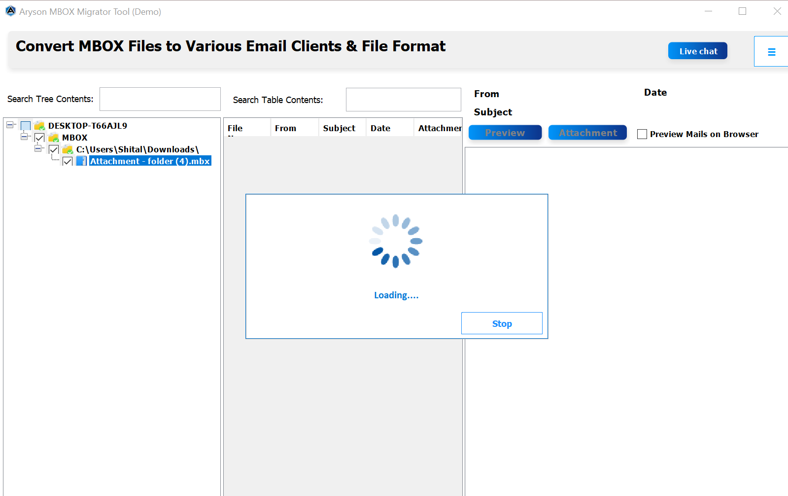 How to Use Aryson MBOX Viewer Tool