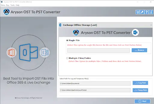 Windows 8 Microsoft OST to PST Converter full