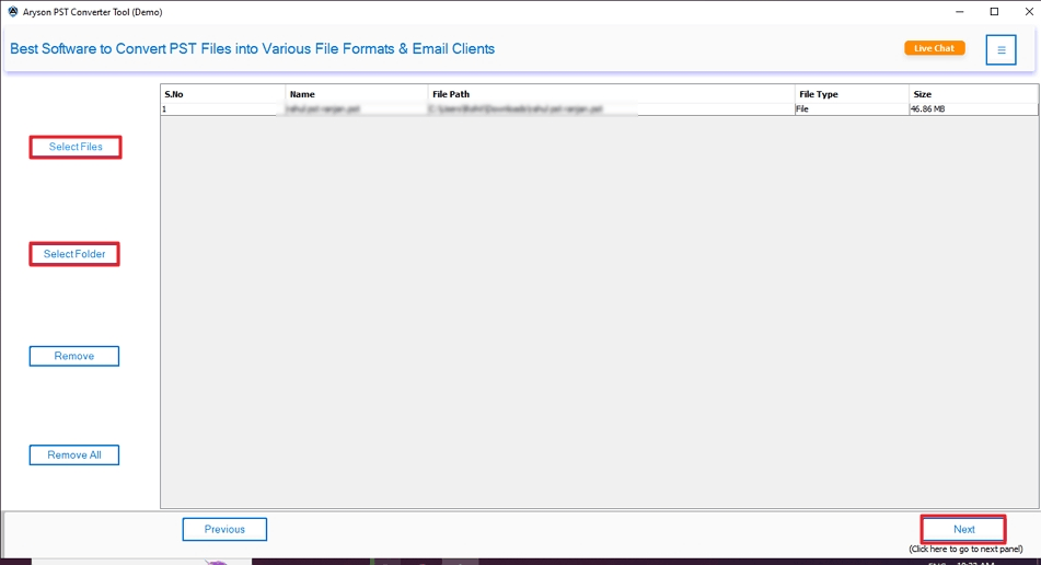 Screenshot